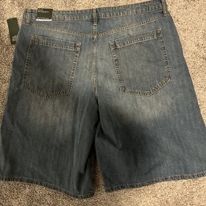 Women Denim Skater Shorts